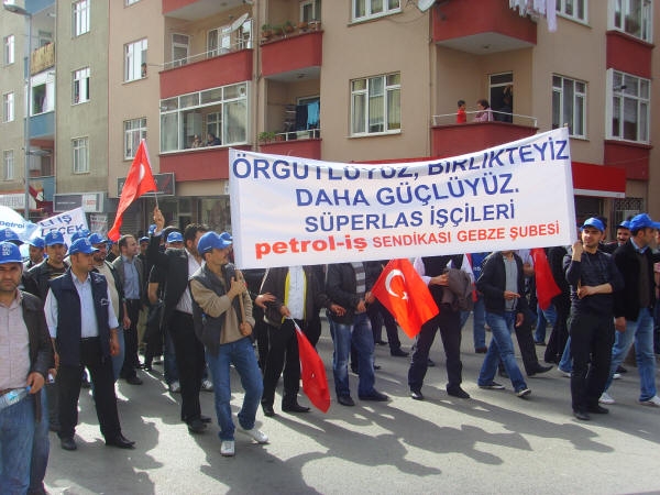 Gebze'de 1 Mayıs