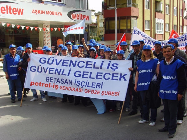 Gebze'de 1 Mayıs