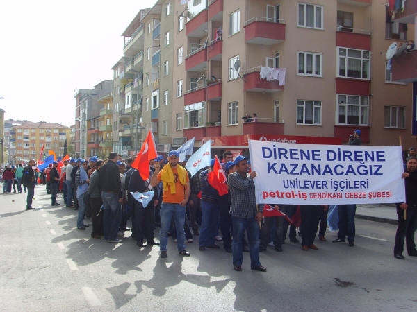 Gebze'de 1 Mayıs