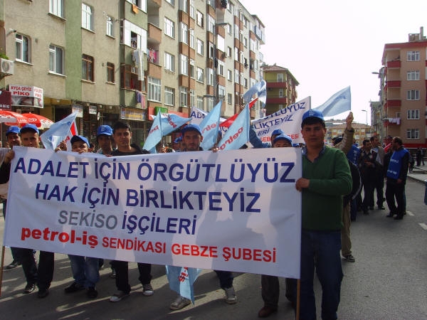 Gebze'de 1 Mayıs