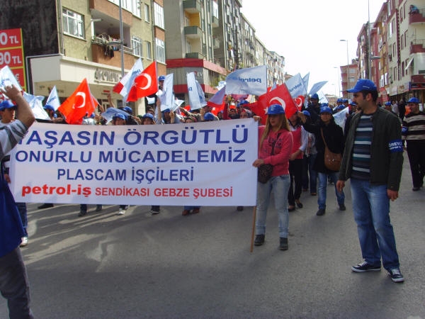 Gebze'de 1 Mayıs