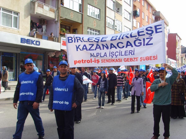 Gebze'de 1 Mayıs