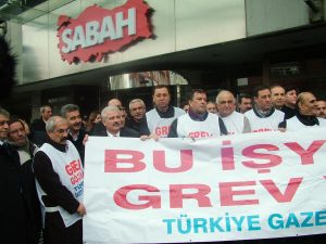 Gazeteciler 29 yıl aradan sonra grevde