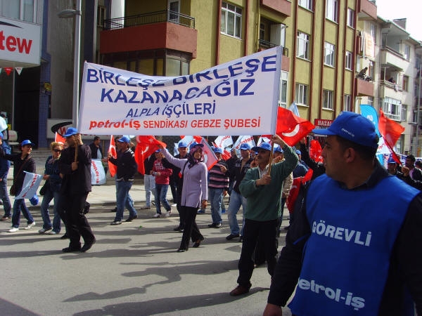 Gebze'de 1 Mayıs