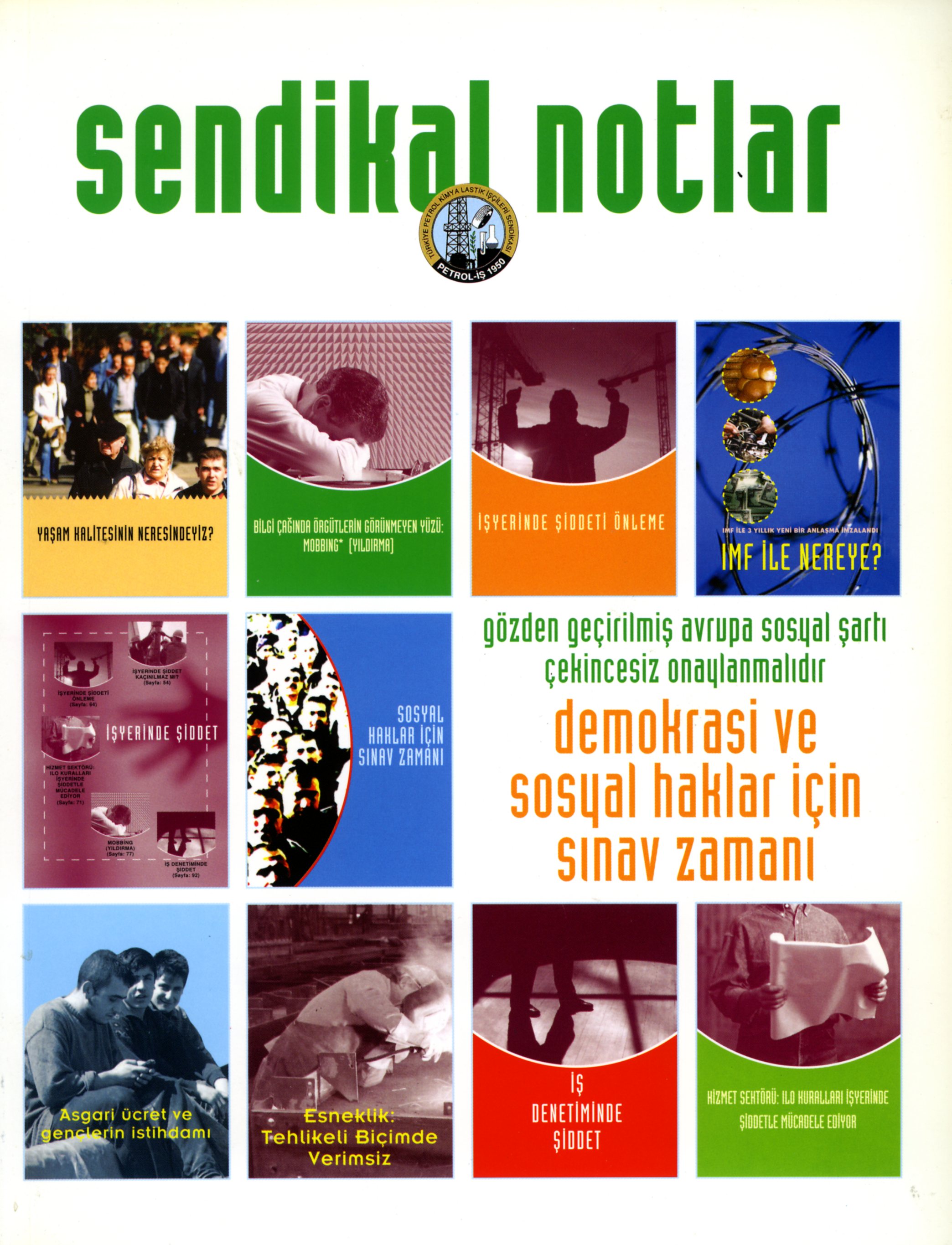 Sendikal Notlar (26) Mayıs 2005