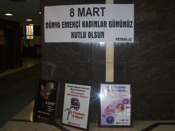 İşyerlerimizde çalışan tüm kadınların 8 Mart’ı kutlandı