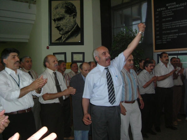 Botaş'ta söz bitti sıra eylemde