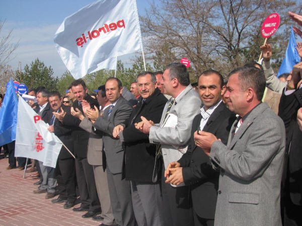 TPAO'da TİS’e yönelik uyarı eylemi