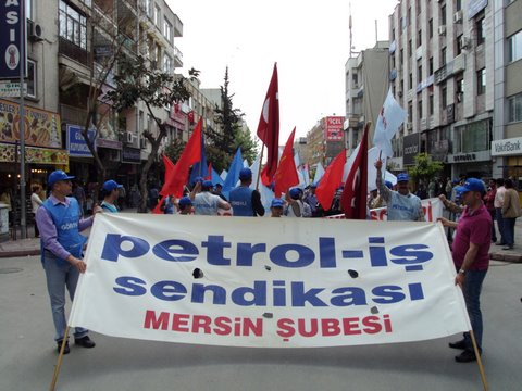 1 Mayıs Mersin’de coşkuyla kutlandı