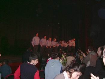 Ankara Ekin Tiyatrosu 'Oyunun Sonu Türkiye Gibi' oyunu sergiledi.