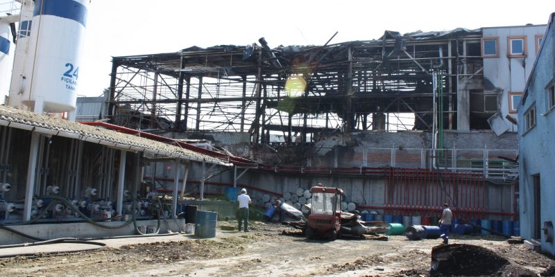 Patlama yaşanan fabrikaya alınmadılar