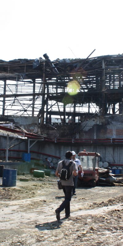 Patlama yaşanan fabrikaya alınmadılar