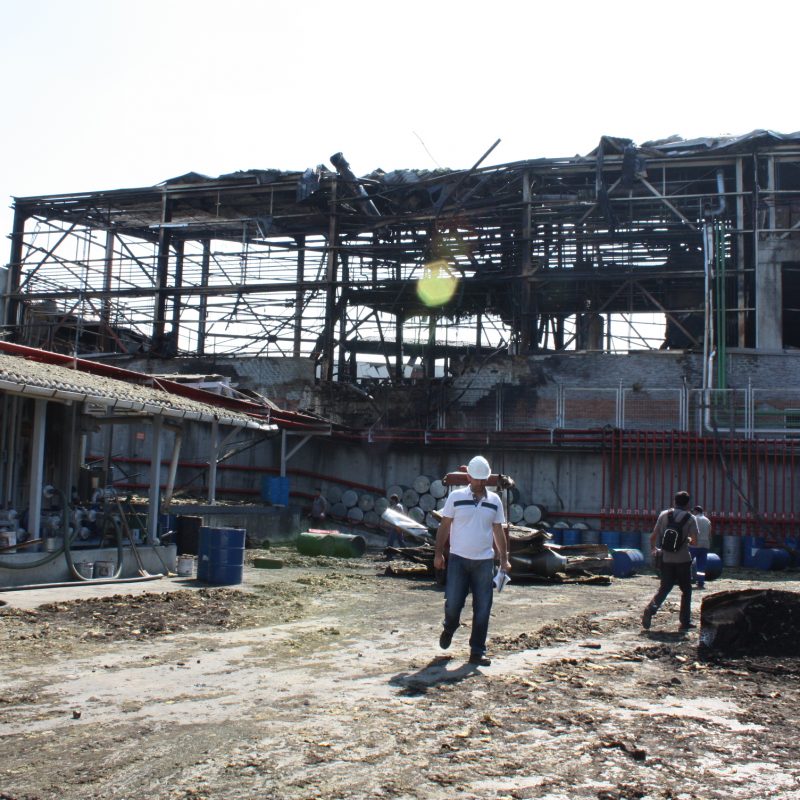 Patlama yaşanan fabrikaya alınmadılar