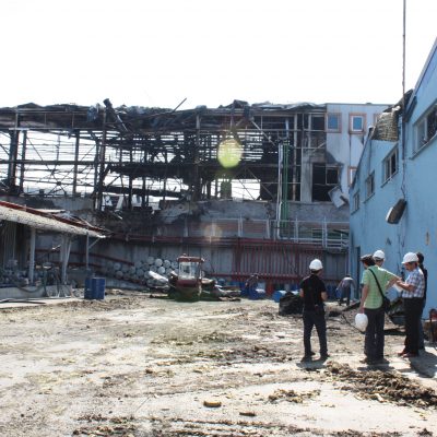 Patlama yaşanan fabrikaya alınmadılar