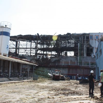 Patlama yaşanan fabrikaya alınmadılar