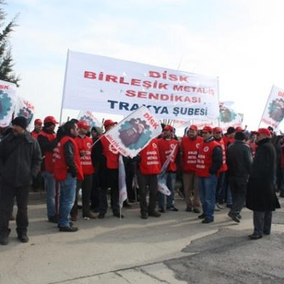 Polyplex Europa işverenine ve Torba Yasa'ya karşı eylem