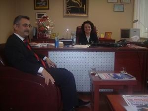 Shell Derince’de fabrika müdürüyle tanışma ziyareti