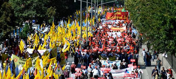 Ankara’da ‘İnsanca yaşam mitingi’ düzenlendi