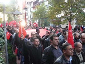 Kocaeli’nde saldırıları protesto yürüyüşü