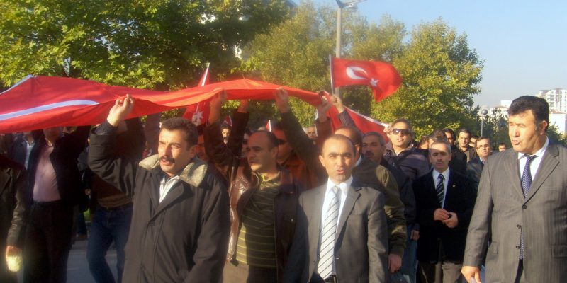 Ankara şube saldırıları protesto etti