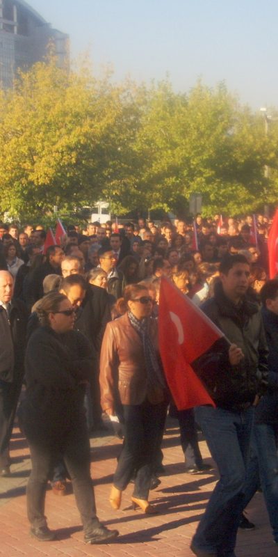 Ankara şube saldırıları protesto etti