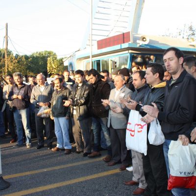 Rafineri işçileri 1 saat iş bıraktı