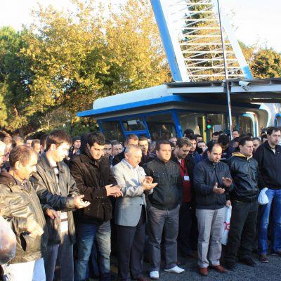 Rafineri işçileri 1 saat iş bıraktı