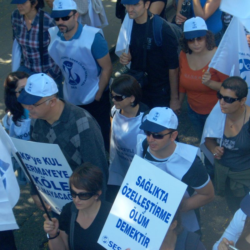 Ankara'da 'İnsanca yaşam mitingi' düzenlendi