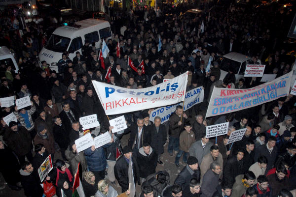İsrail'i protesto mitingi