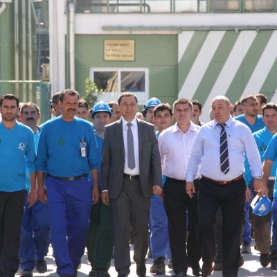 Öztaşkın ve Kabaca'dan Soda Sanayi ve Kromsan'ı ziyaret