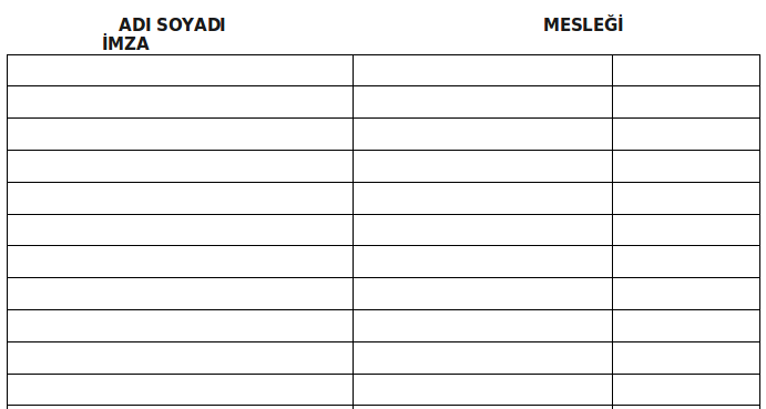Sesimizi duyurmak için bir imza