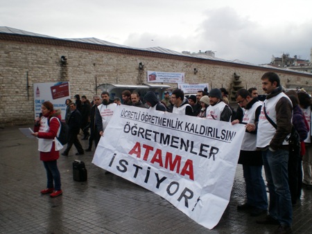 Güvencesiz öğretmenler Ankara yolunda