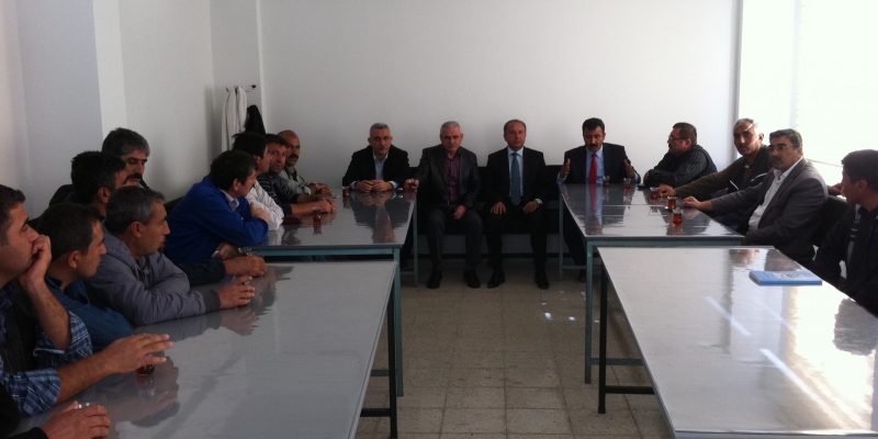 Petrol-İş yöneticilerinin bölge ziyaretleri