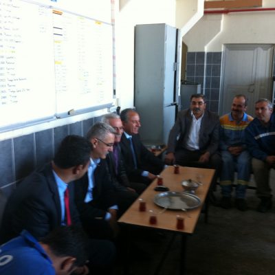 Petrol-İş yöneticilerinin bölge ziyaretleri