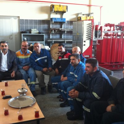 Petrol-İş yöneticilerinin bölge ziyaretleri