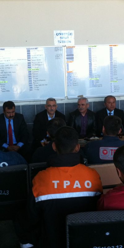 Petrol-İş yöneticilerinin bölge ziyaretleri