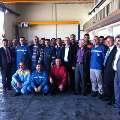 Petrol-İş yöneticilerinin bölge ziyaretleri