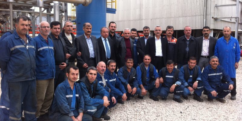 Petrol-İş yöneticilerinin bölge ziyaretleri