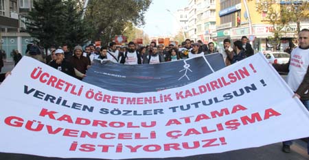 Güvencesiz öğretmenler Ankara’da