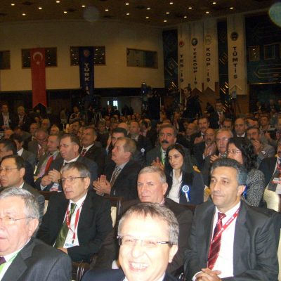 Gözler Ankara'da yapılan 21. Olağan Genel Kurul'da