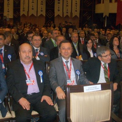 Gözler Ankara'da yapılan 21. Olağan Genel Kurul'da