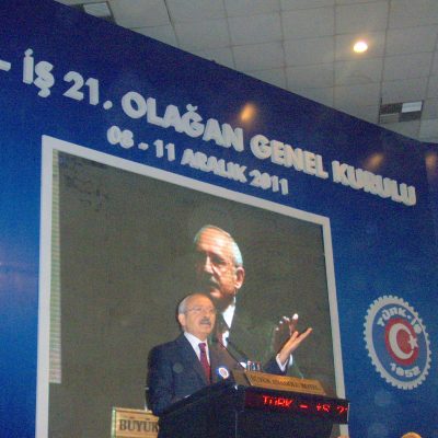 Gözler Ankara'da yapılan 21. Olağan Genel Kurul'da