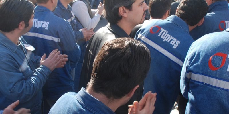 Aliağa şube de eylemdeydi