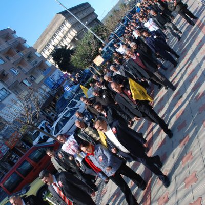 Aliağa şube de eylemdeydi