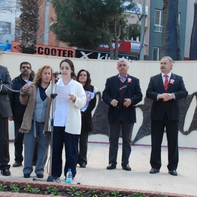 Aliağa şube de eylemdeydi