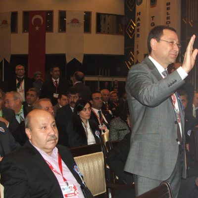 Gözler Ankara'da yapılan 21. Olağan Genel Kurul'da