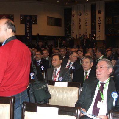 Gözler Ankara'da yapılan 21. Olağan Genel Kurul'da