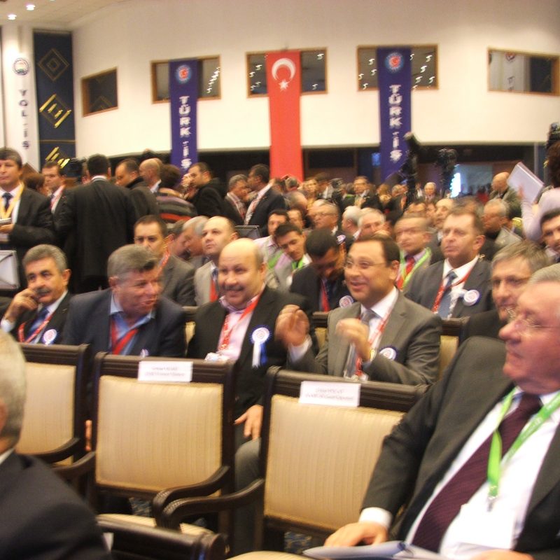 Gözler Ankara'da yapılan 21. Olağan Genel Kurul'da