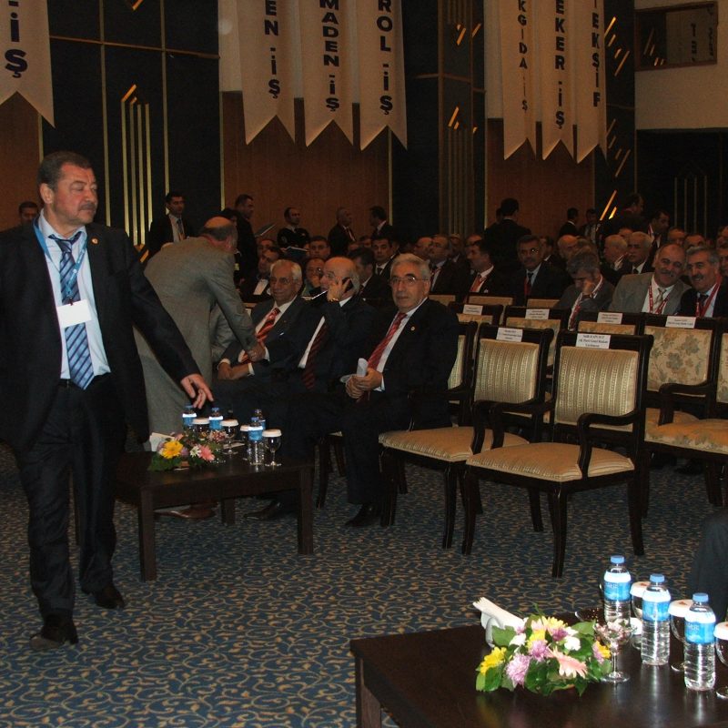 Gözler Ankara'da yapılan 21. Olağan Genel Kurul'da