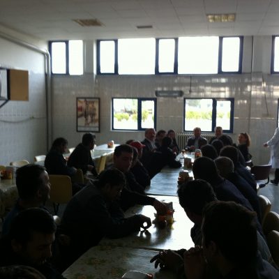 Merkez yöneticilerimiz Ürosan işyerini ziyaret etti